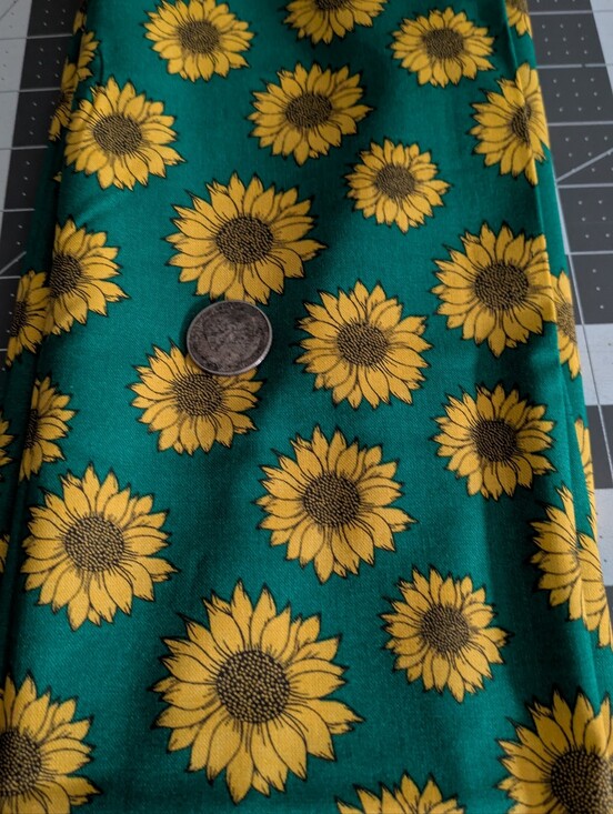 Other - Cotton Fabric Sunflowers